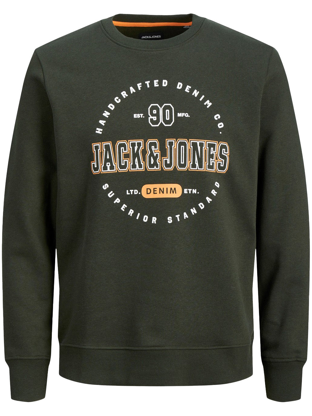 JACK & JONES - Herren  Kapuzen-Sweatshirt  -  Plussize / Übergröße  - JJSTAMP SWEAT