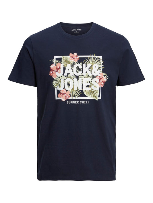 JACK & JONES - Übergröße / PlusSize - Herren T-Shirt - 3XL bis 8XL - JJBECS