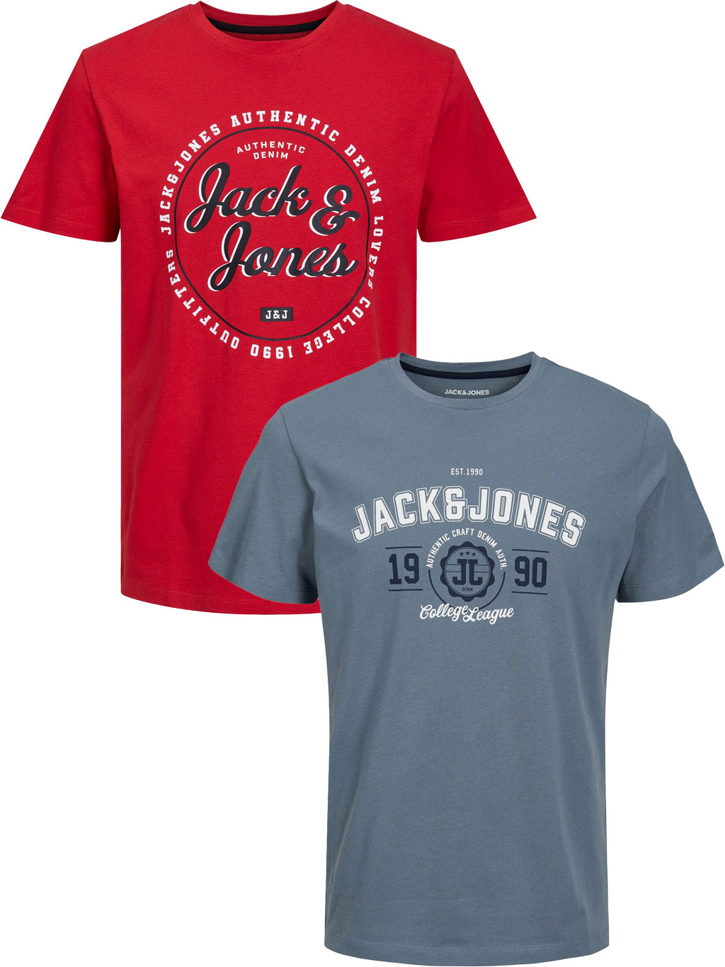 JACK & JONES - Übergröße / PlusSize - Herren T-Shirt - 3XL bis 8XL - JJANDY